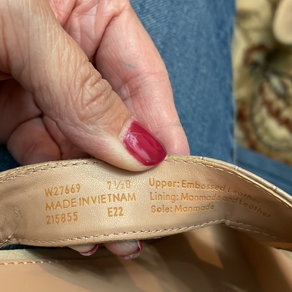 COLE HAAN April Suede Comfort Mule Sandals Size 7.5 - Picture 5 of 10